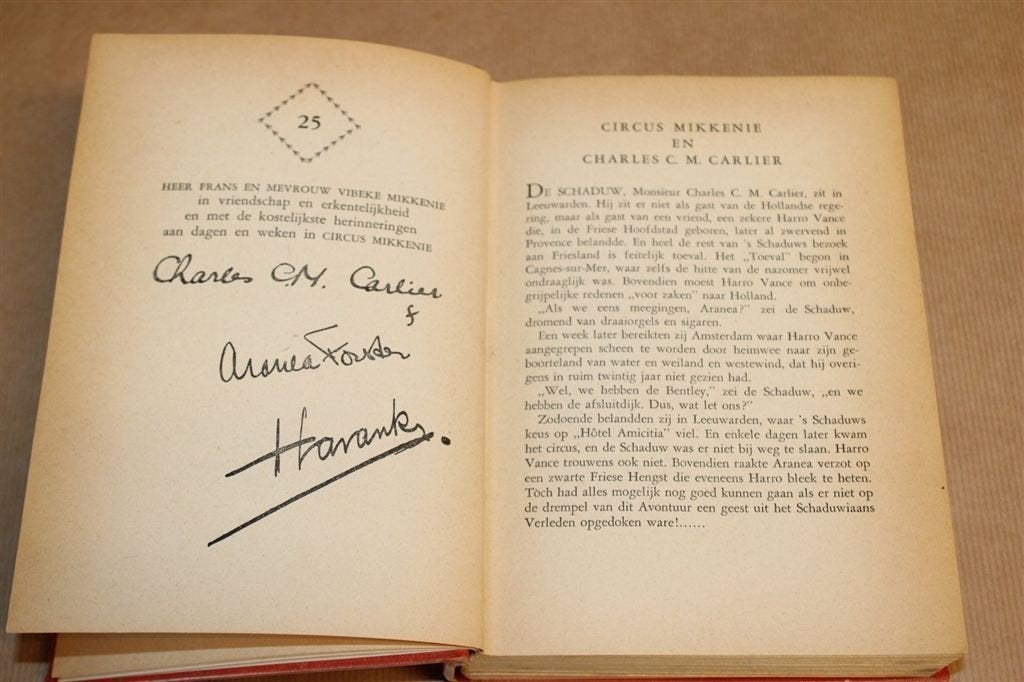 Circus Mikkenie — Havank 1e Druk [1953], Boeken, Ophalen of Verzenden, Gelezen