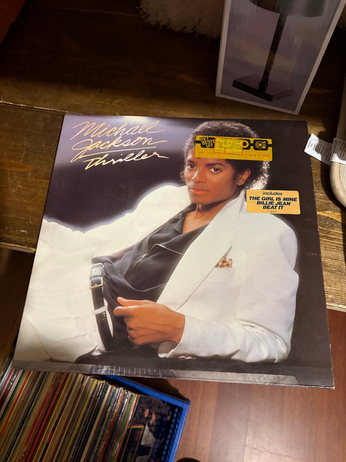 Michael Jackson - Thriller LP (Originele Persing), Cd's en Dvd's, Vinyl | Pop, LP, Gebruikt, Pop, Originele persing
