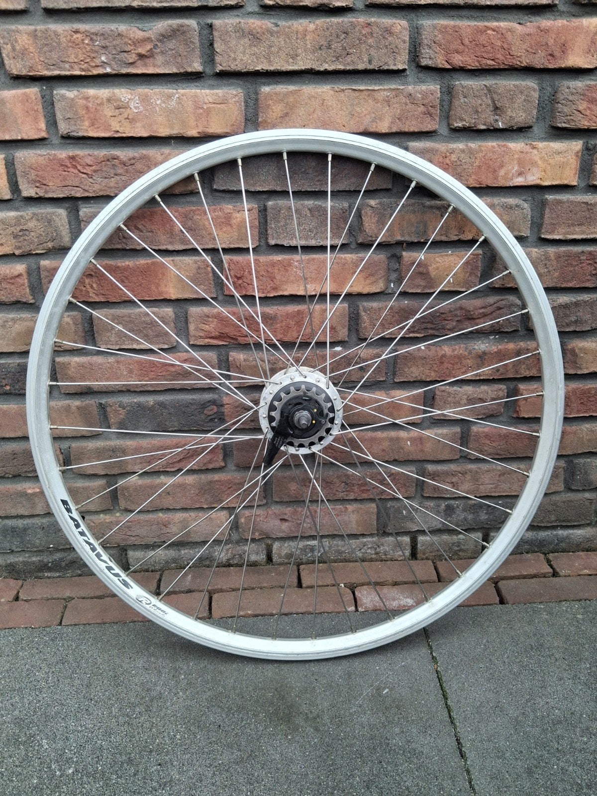 Batavus achterwiel met Shimano Nexus naaf 28 inch, Gebruikt, Batavus, Aluminium, Stadsfiets