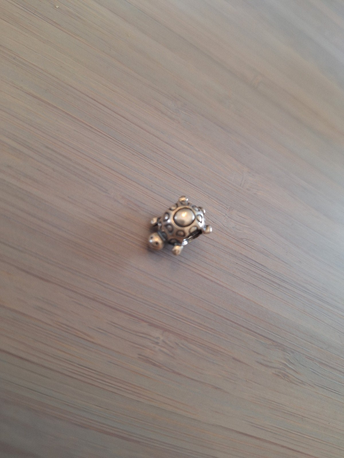 Pandora zilveren schildpad bedel, Sieraden, Tassen en Uiterlijk, Bedels, Gebruikt, Pandora, Ophalen of Verzenden, 1 bedel