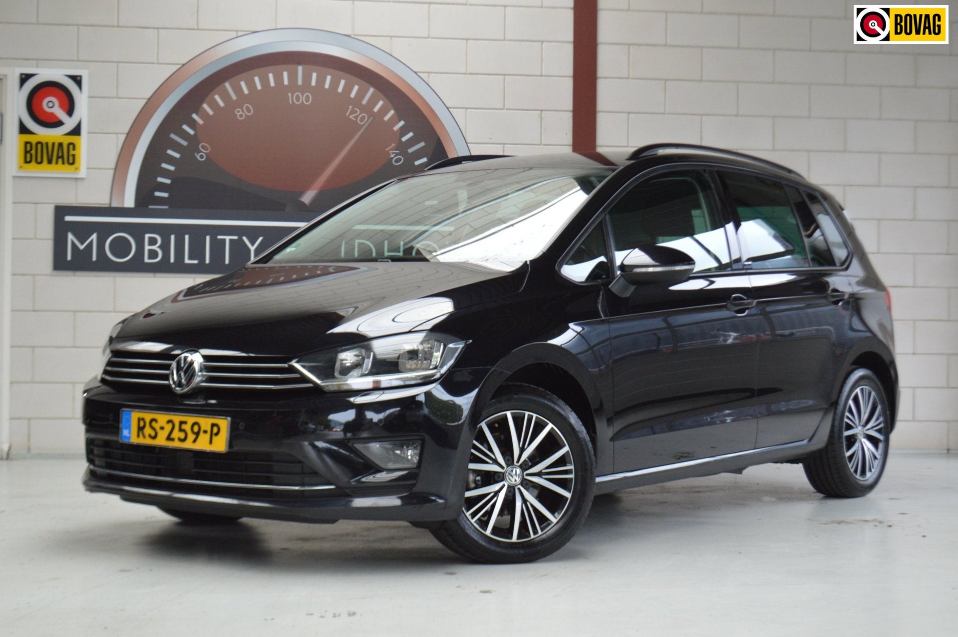 Volkswagen Golf Sportsvan 1.2 TSI AUTOMAAT, TREKHAAK, ADAPTI, Auto's, Stof, Gebruikt, 4 cilinders, Zwart