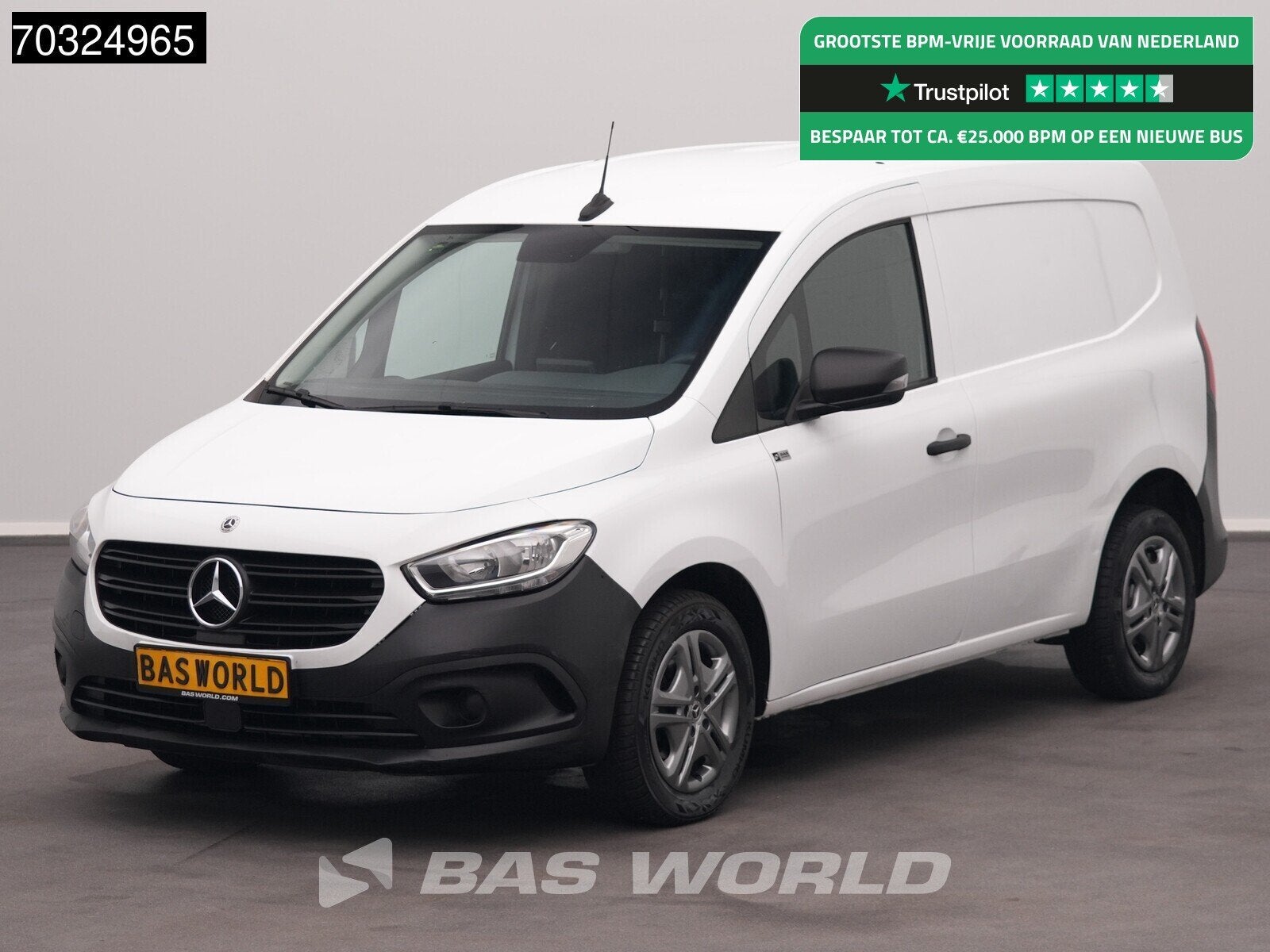 Mercedes Citan 110 L1H1 LED Airco Cruise MBUX CarPlay Euro6, Stof, Gebruikt, Euro 6, 1479 kg