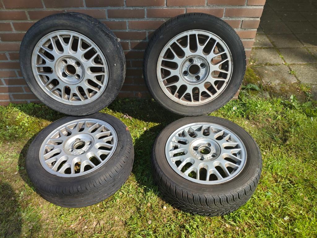 Setje BBS VW velgen met zo goed als nieuwe banden, Auto-onderdelen, Banden en Velgen, Ophalen
