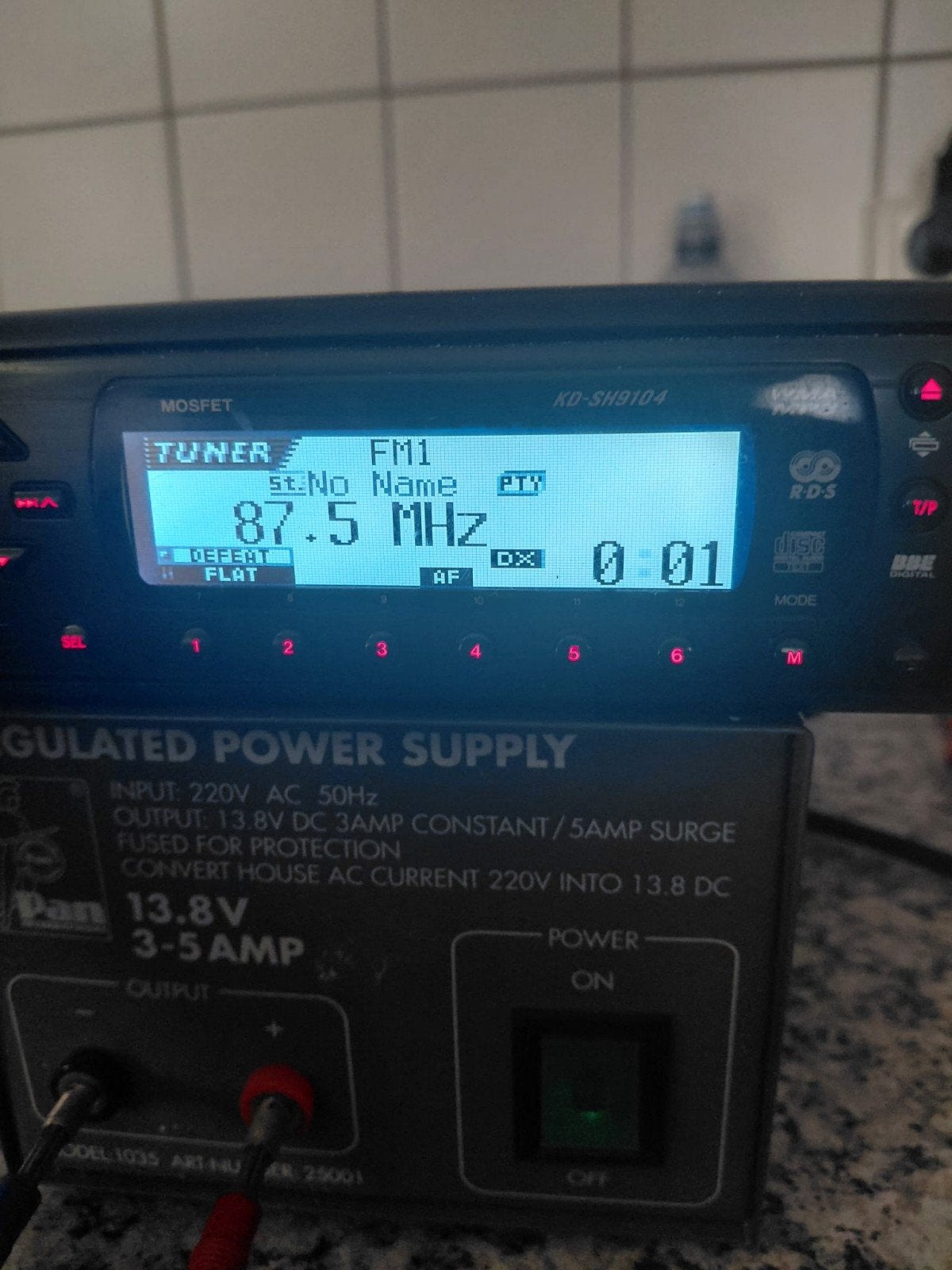 jvc KD-SH9104 radio, Ophalen