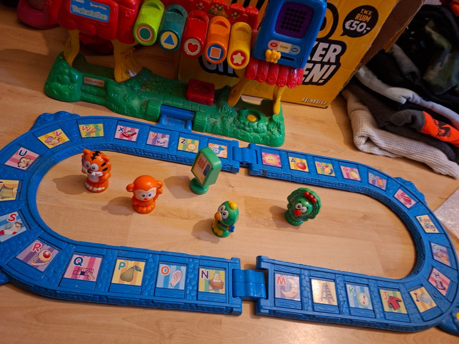 VTech SmartVille Treinstation - ABC en Kleuren Leren, Ophalen, Gebruikt, Taal en Lezen, Met licht