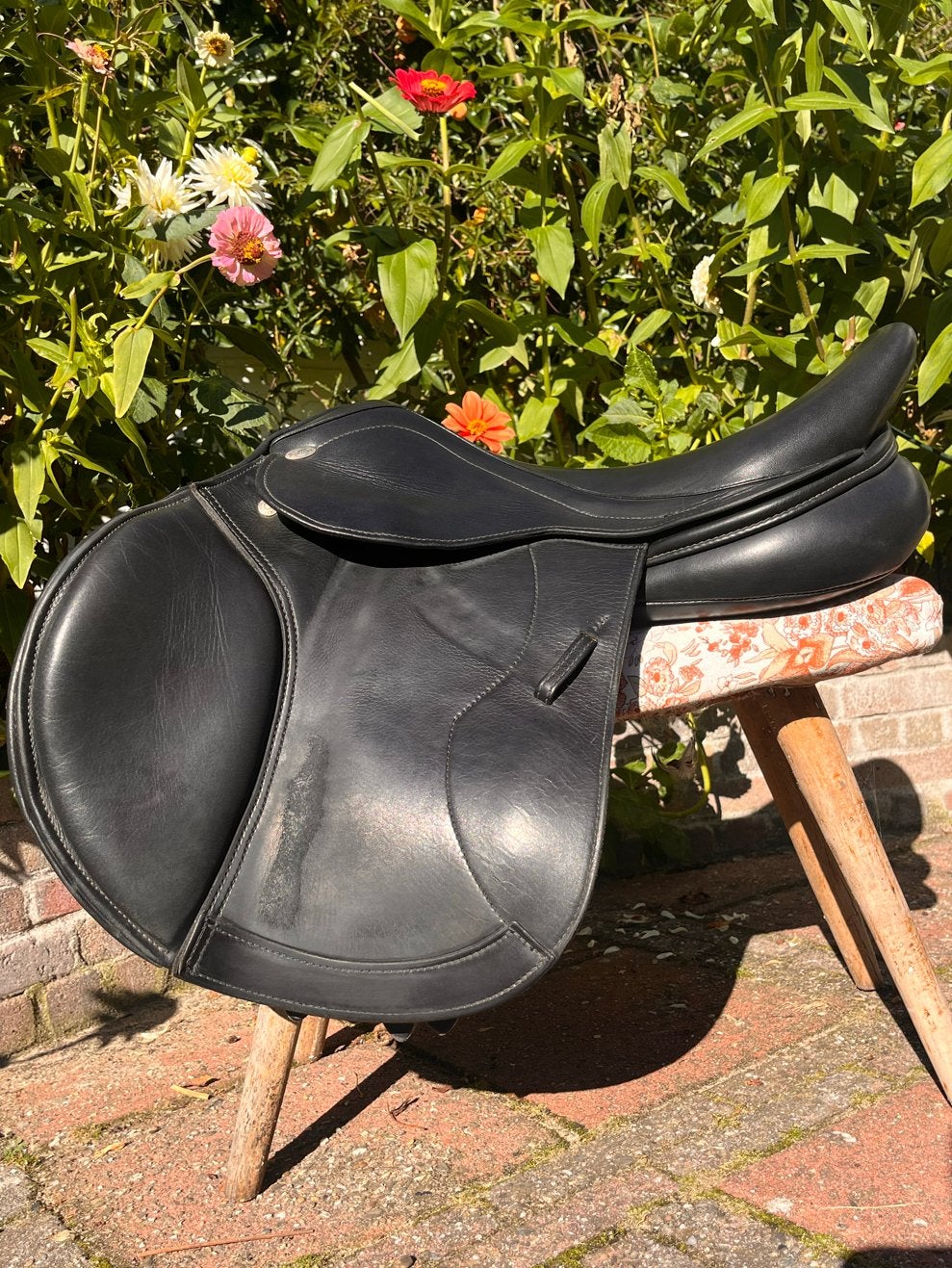 Kentaur Naxos springzadel  17 inch /3 ZW, Dieren en Toebehoren, Kentaur, M (17 inch), Diepe zit, Springen