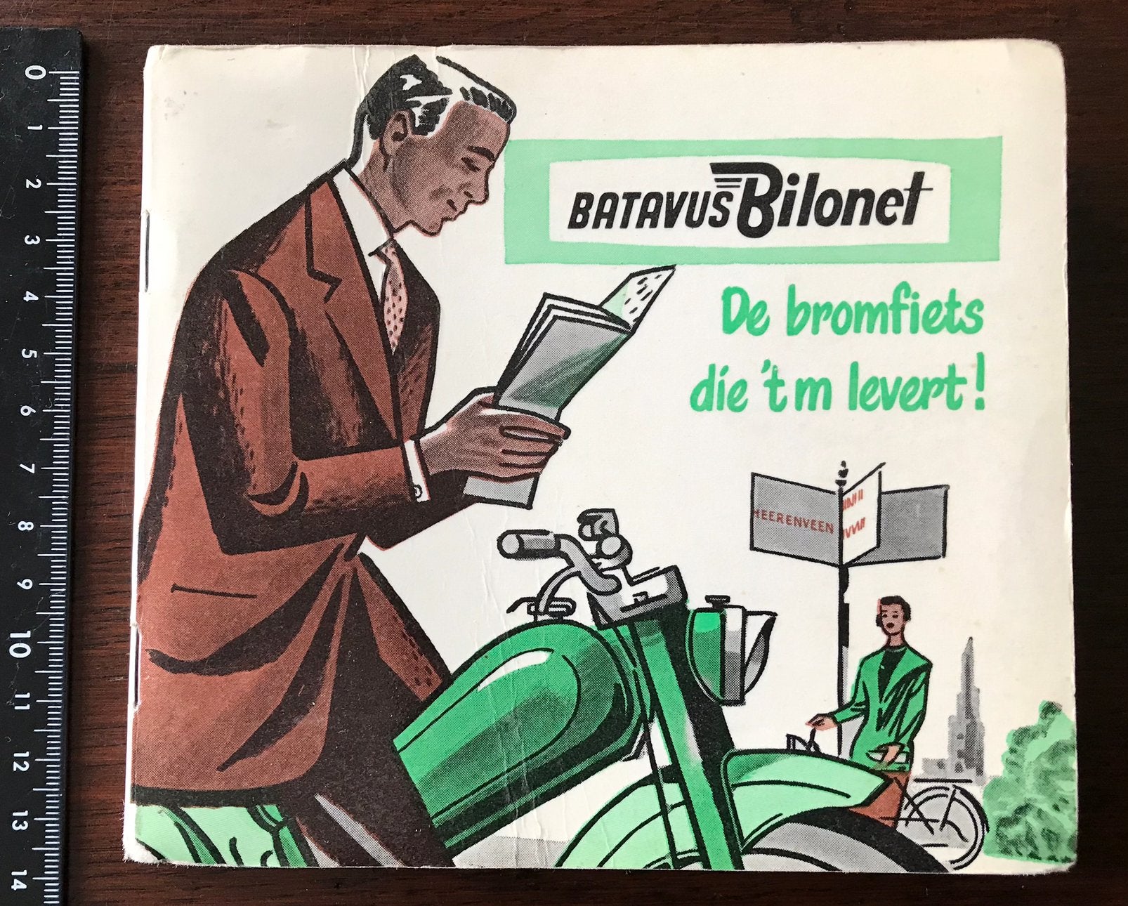 Oude Bromfiets BATAVUS  BILONET, Ophalen of Verzenden, Zo goed als nieuw