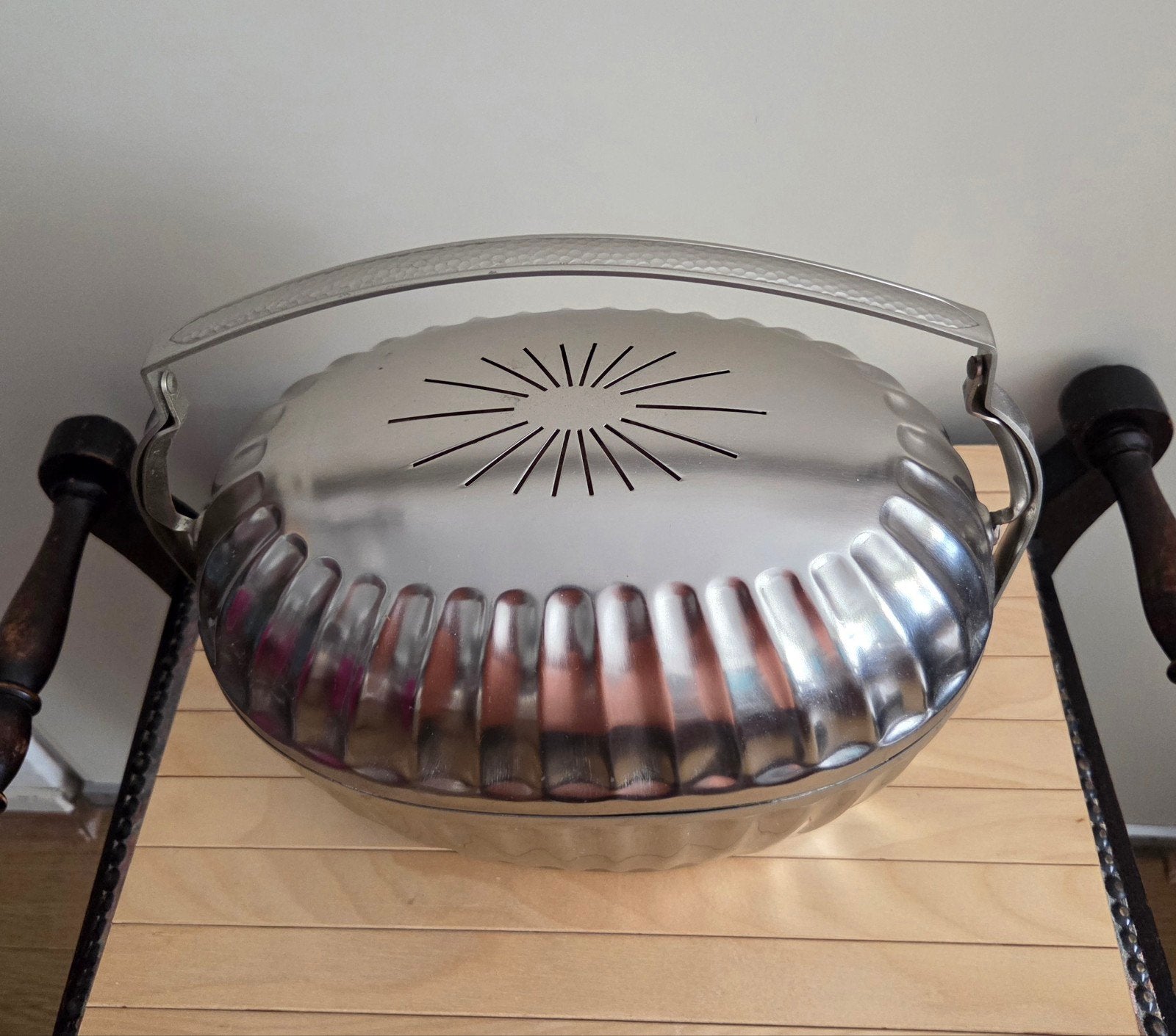 Vintage Metawa metalen theemuts met theepot, Ophalen