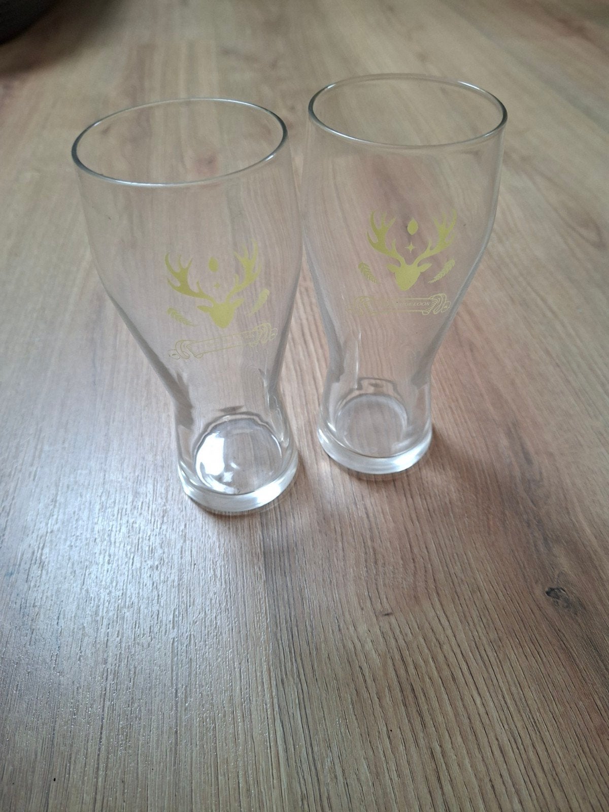 't verdiende Loon (Efteling) bierglazen (2 stuks), Ophalen of Verzenden, Zo goed als nieuw, Bierglas