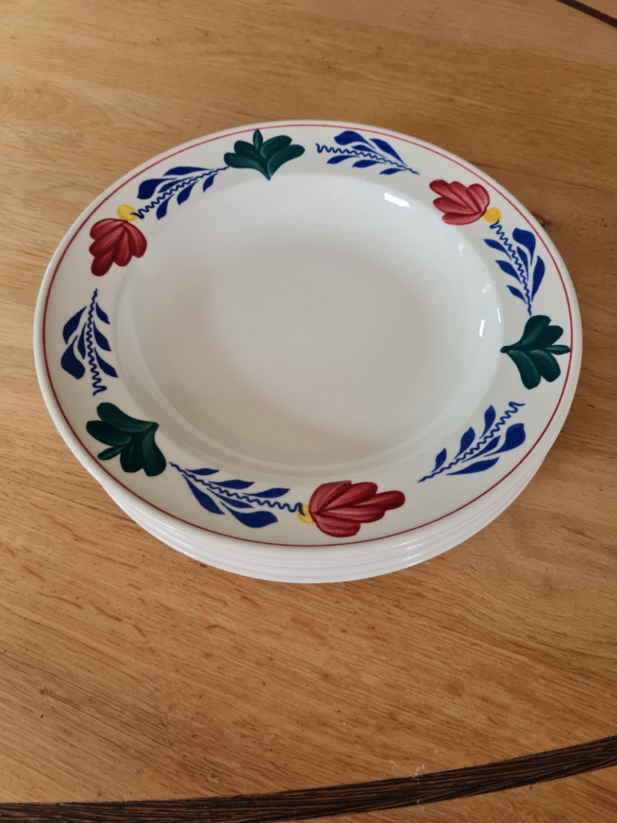 Bochs Berenbornt diepe borden - set van 6, Ophalen of Verzenden