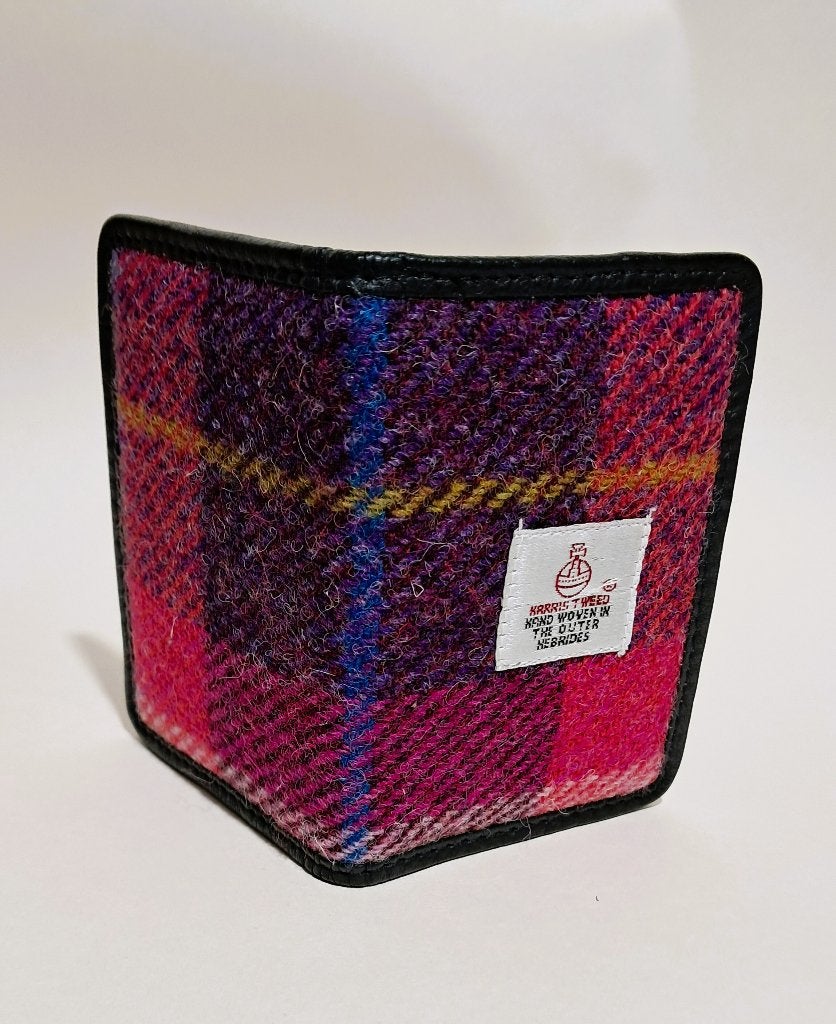 HARRIS TWEED ♥️ ️Luxury Credit Card Holder roze kleur, Sieraden, Tassen en Uiterlijk, Overige merken, Verzenden, Nieuw, Roze