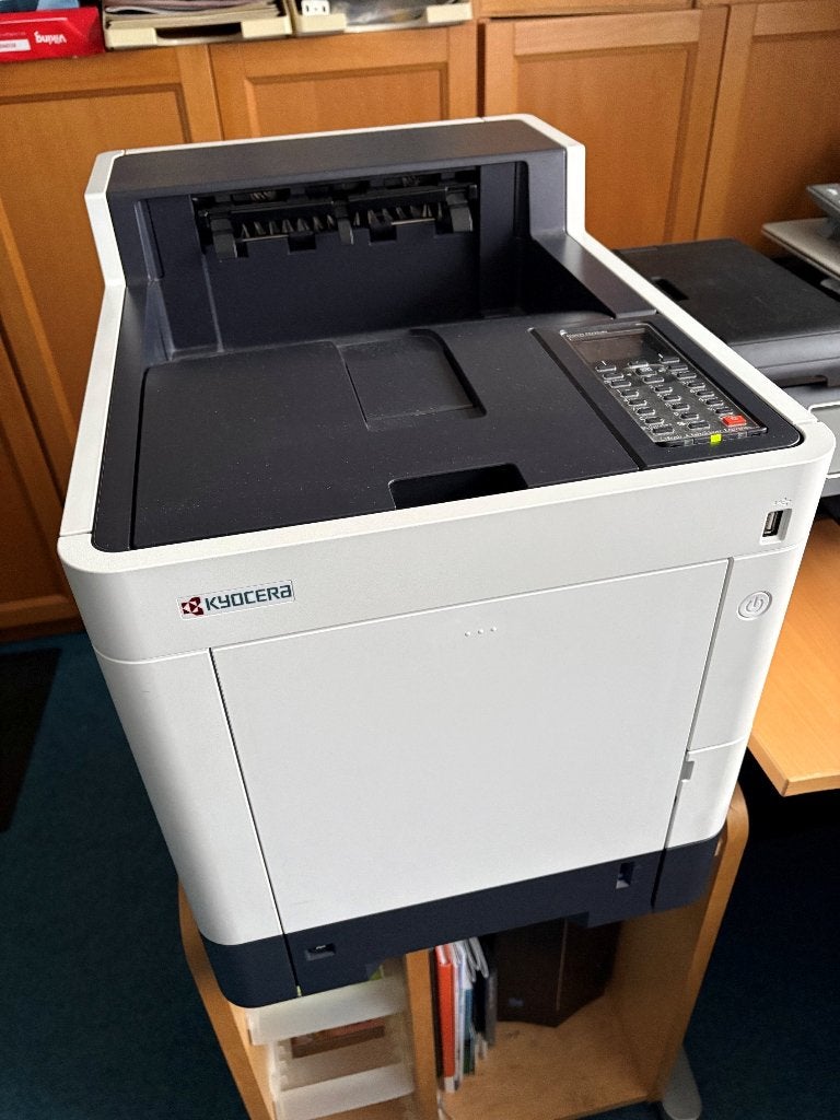 Kyocera ECOSYS P6235cdn kleurenlaser + extra tonerset, Ophalen, Gebruikt, Kleur printen, Printer
