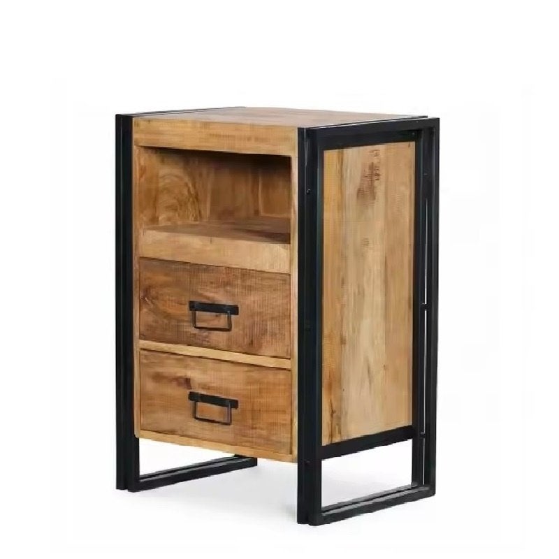 Extra Hoog Boxspring Nachtkast Nachtkastje Mangohout Mango, Info@dehanzeherten.nl, De Hanze Herten BV, Nieuw, Ophalen of Verzenden