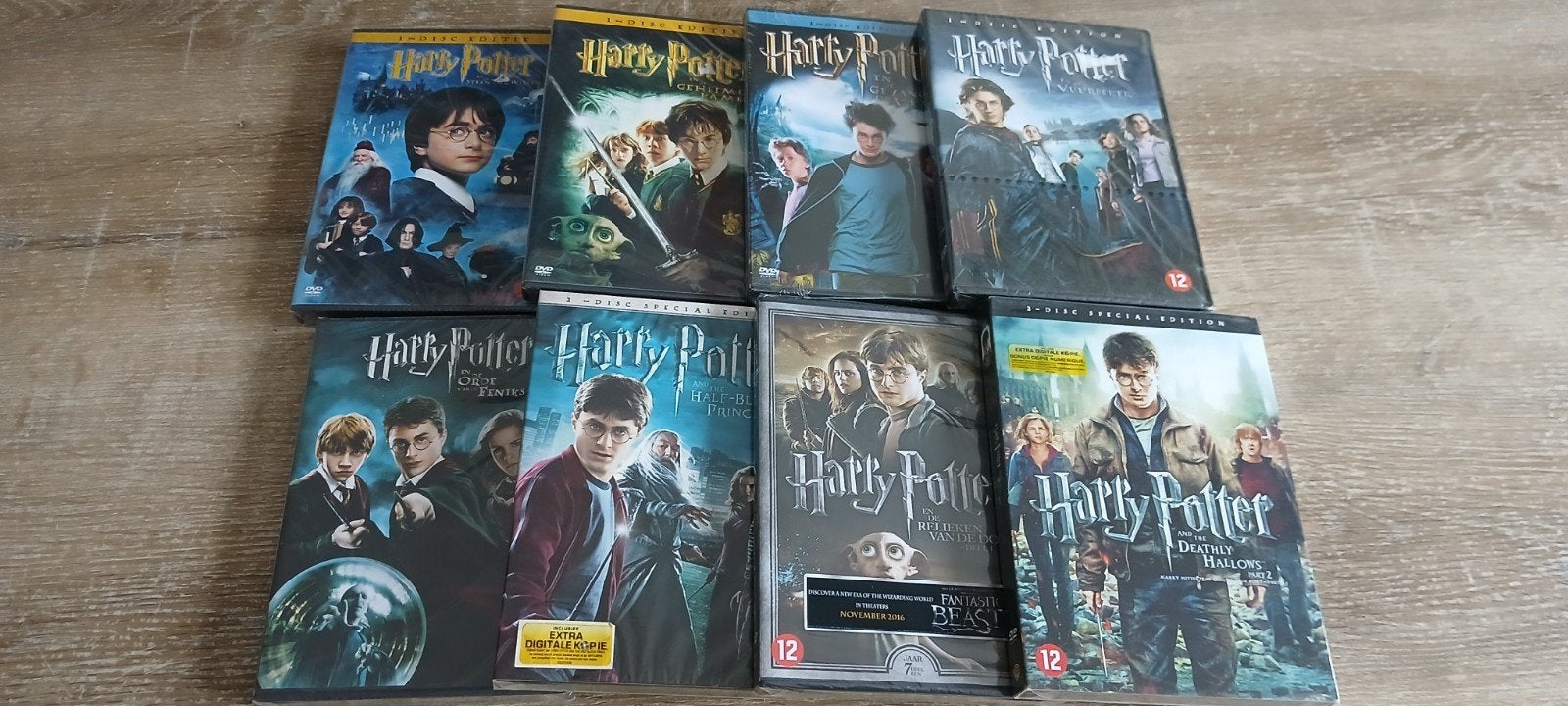 Nieuw alle 8 Harry potter films op dvd 1 2 3 4 5 6 7.1 7.2, Cd's en Dvd's, Dvd's | Science Fiction en Fantasy, Nieuw in verpakking