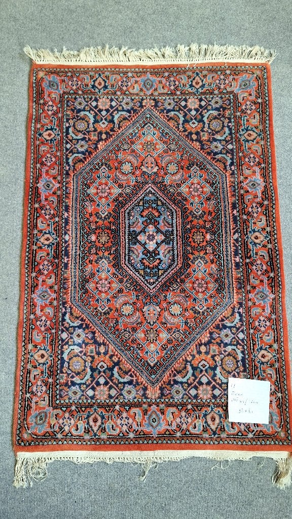 Perzisch tapijt, Ophalen, Perzisch iran, 50 tot 100 cm, Blauw