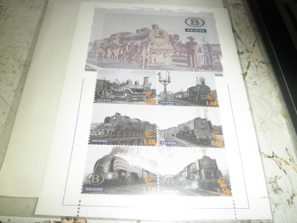 postzegel belgie, Ophalen, Postfris
