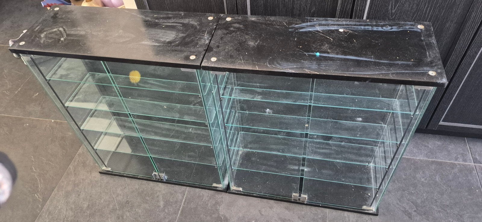 Vitrinekast met glas, Huis en Inrichting, Kasten | Vitrinekasten, Glas, Minder dan 100 cm, 25 tot 50 cm, 50 tot 100 cm