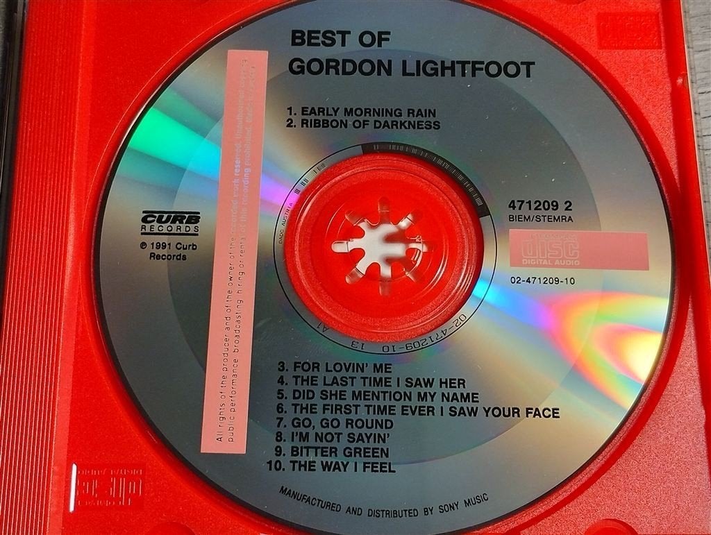 Gordon Lightfoot - Best Of, Ophalen of Verzenden, Zo goed als nieuw, Folk