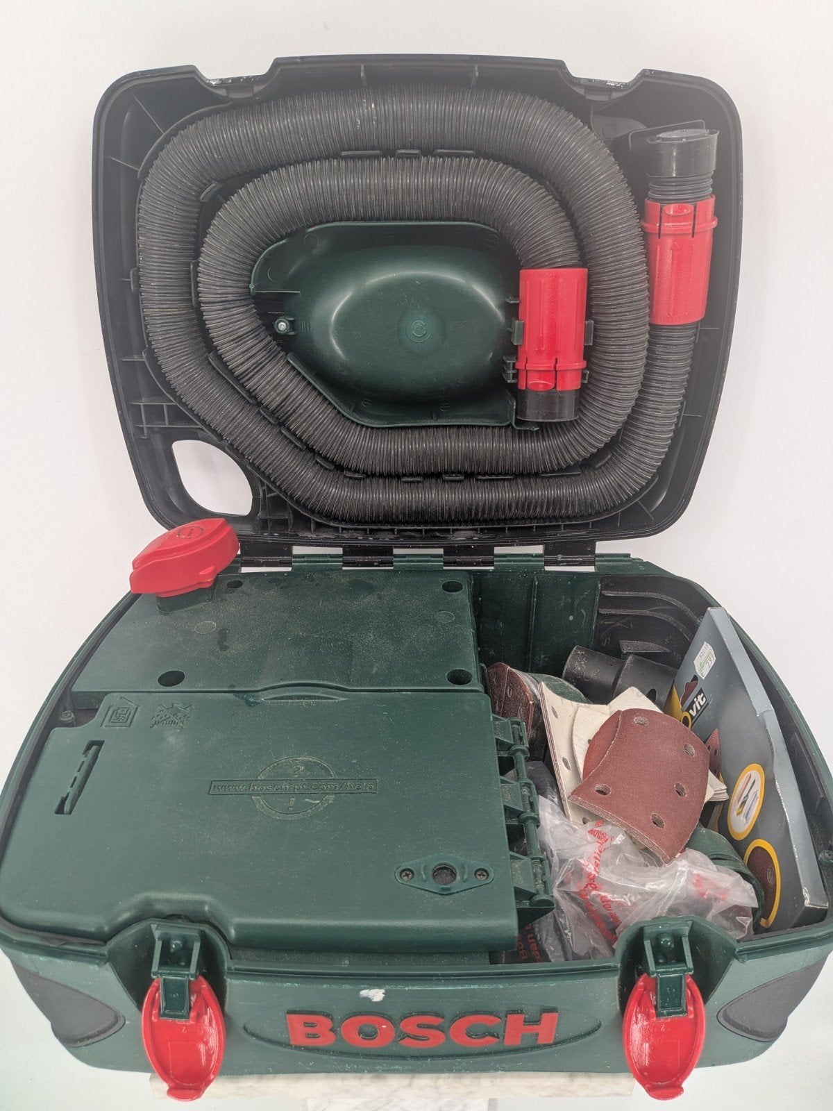 Bosch PSM 1400 Ventaro schuurmachine met accessoires, Gebruikt, Info@bosch.com, Robert Bosch GmbH, Overige typen