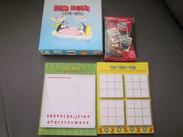 Diverse Spellen: Memospel, Kwartet en Reisspellen, Ophalen of Verzenden, Nieuw, Kwartet(ten)