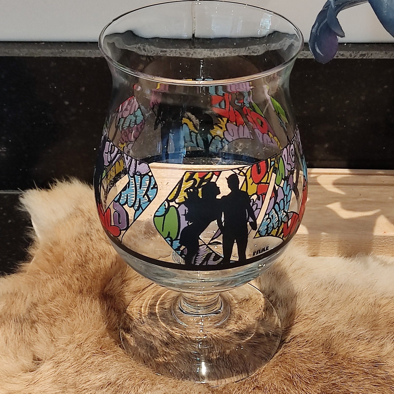 Duvel Artist Collection glas uit 2021,, Meerkleurig, Ophalen of Verzenden, Zo goed als nieuw, Modern