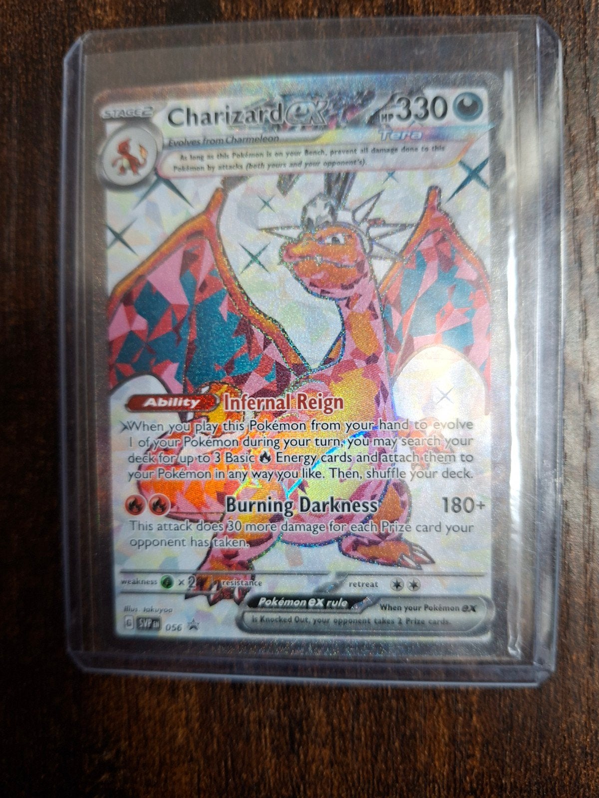 pokemon kaart Charizard ex, Ophalen of Verzenden