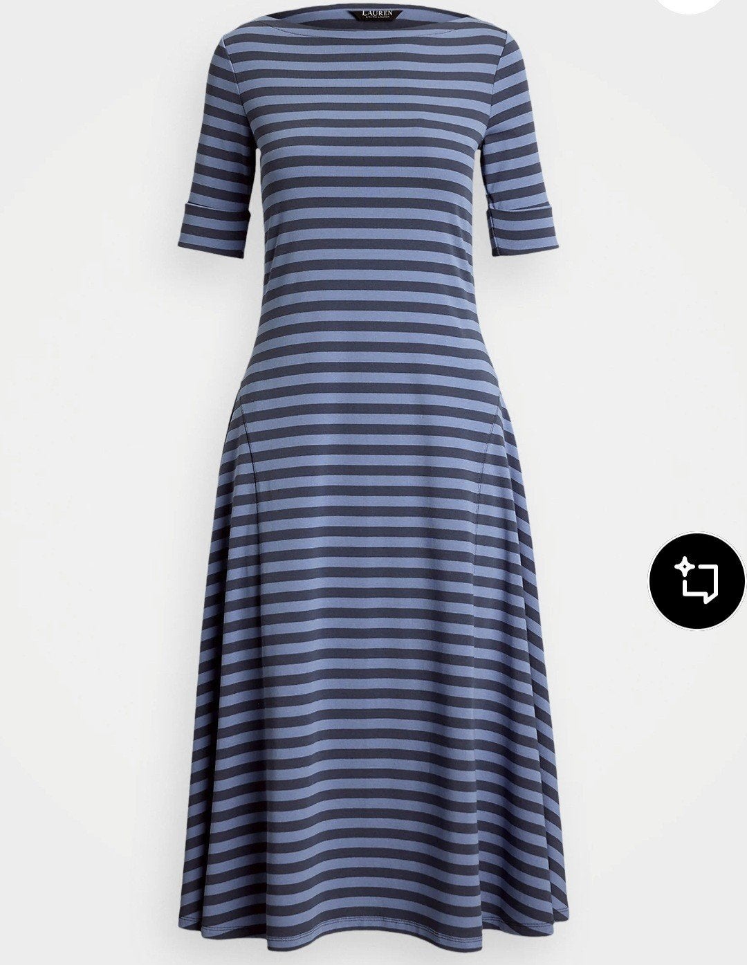 Ralph Lauren jurk, ongedragen, Kleding | Dames, Jurken, Ophalen of Verzenden, Nieuw, Blauw, Onder de knie