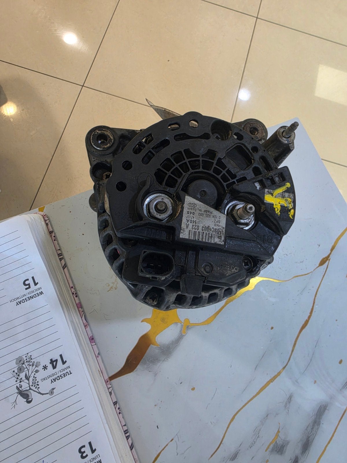 Audi A3 8P 1.4 TFSI Dynamo, alternator - OEM 03C 903 023 A, Auto-onderdelen, Transmissie en Toebehoren, Ophalen, Audi