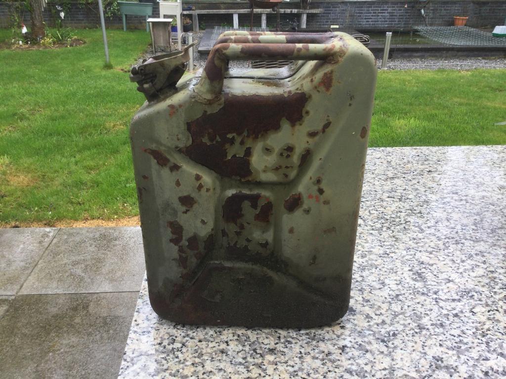 Amerikaanse jerrycan in originele conditie, Ophalen of Verzenden, Landmacht, Amerika, Overige typen