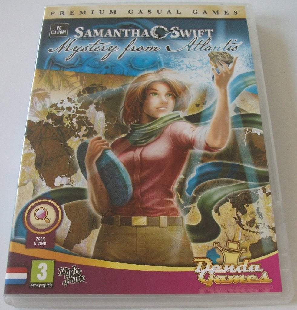 PC Game *** SAMANTHA SWIFT 3 *** Mystery from Atlantis, Puzzel en Educatief, 1 speler, Ophalen of Verzenden, Zo goed als nieuw