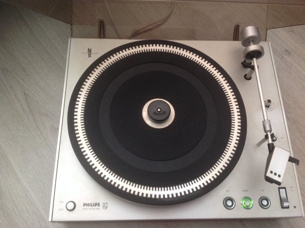 Philips GA 212 Sprung Chassis Belt-Drive Turntable, Audio, Tv en Foto, Platenspelers, Philips, Gebruikt, Automatisch, Ophalen of Verzenden