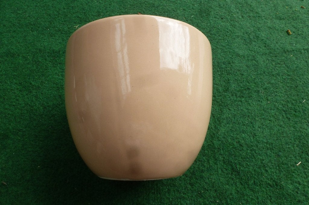 NIEUW 1 geel keramiek potje 13 cm hoog en 16 cm doorsnede, Diversen, Pasen, Ophalen of Verzenden, Nieuw