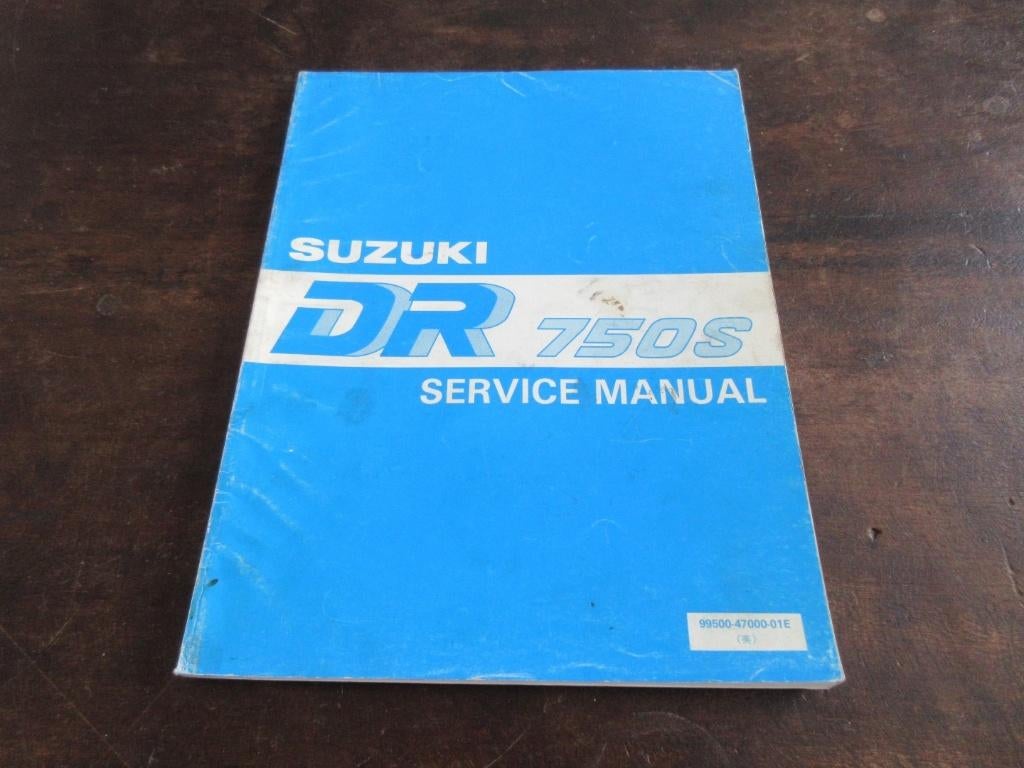 Suzuki DR750S 1988 werkplaatshandboek manual, Motoren, Ophalen of Verzenden, Suzuki