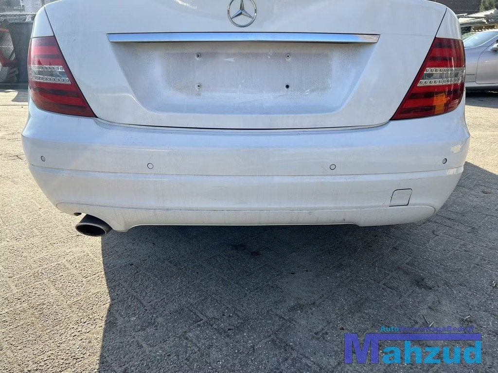 MERCEDES C klasse W204 wit 149 achterbumper 2011-2014, Gebruikt, Mercedes-Benz AG, Mercedes-Benz, Ophalen of Verzenden