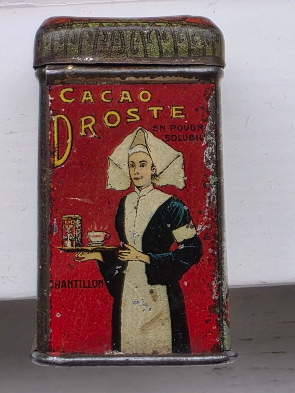 Droste Cacao Monster blikje Trein Coupe, Ophalen of Verzenden, Gebruikt, Overige, Droste