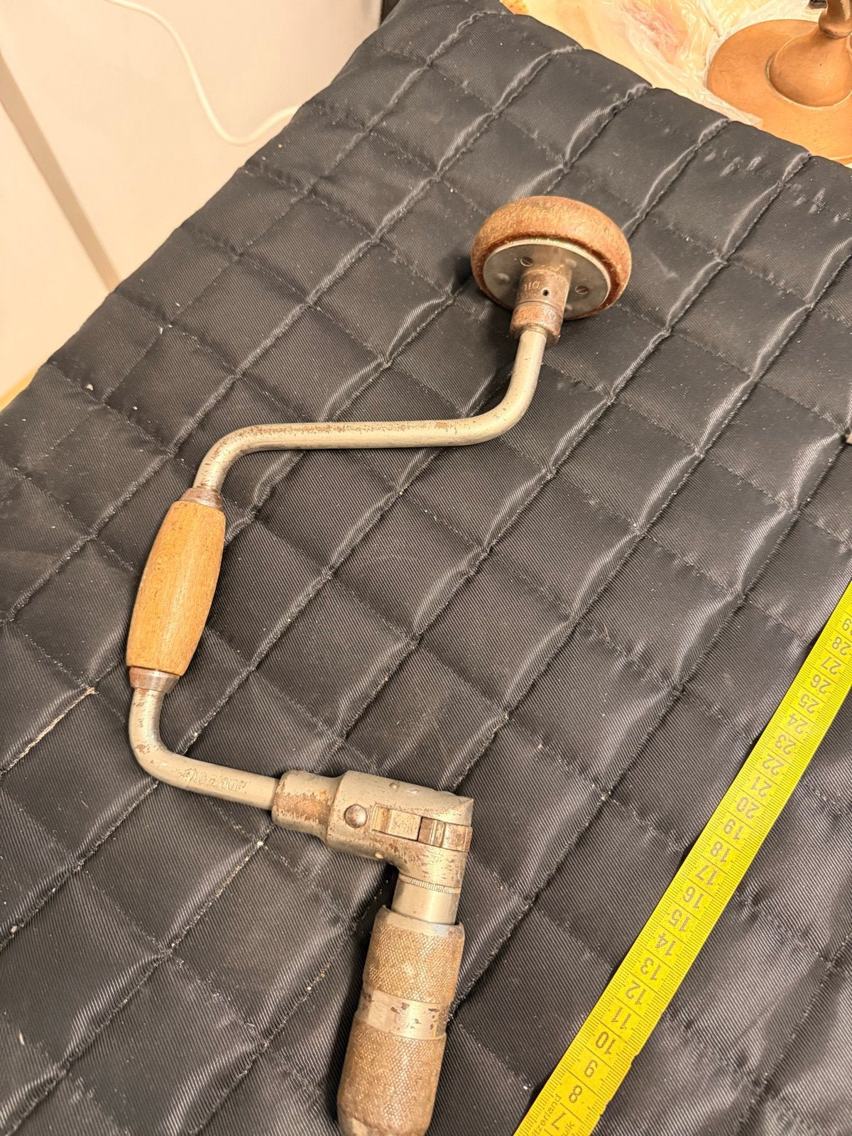 Vintage FLOTT handboor / booromslag – oud gereedschap, Antiek en Kunst, Ophalen