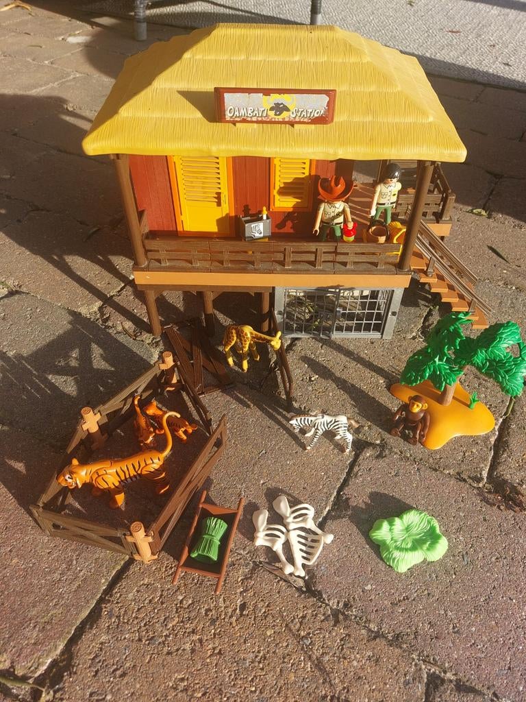 Playmobil Safarilodge 4826, Ophalen of Verzenden, Zo goed als nieuw