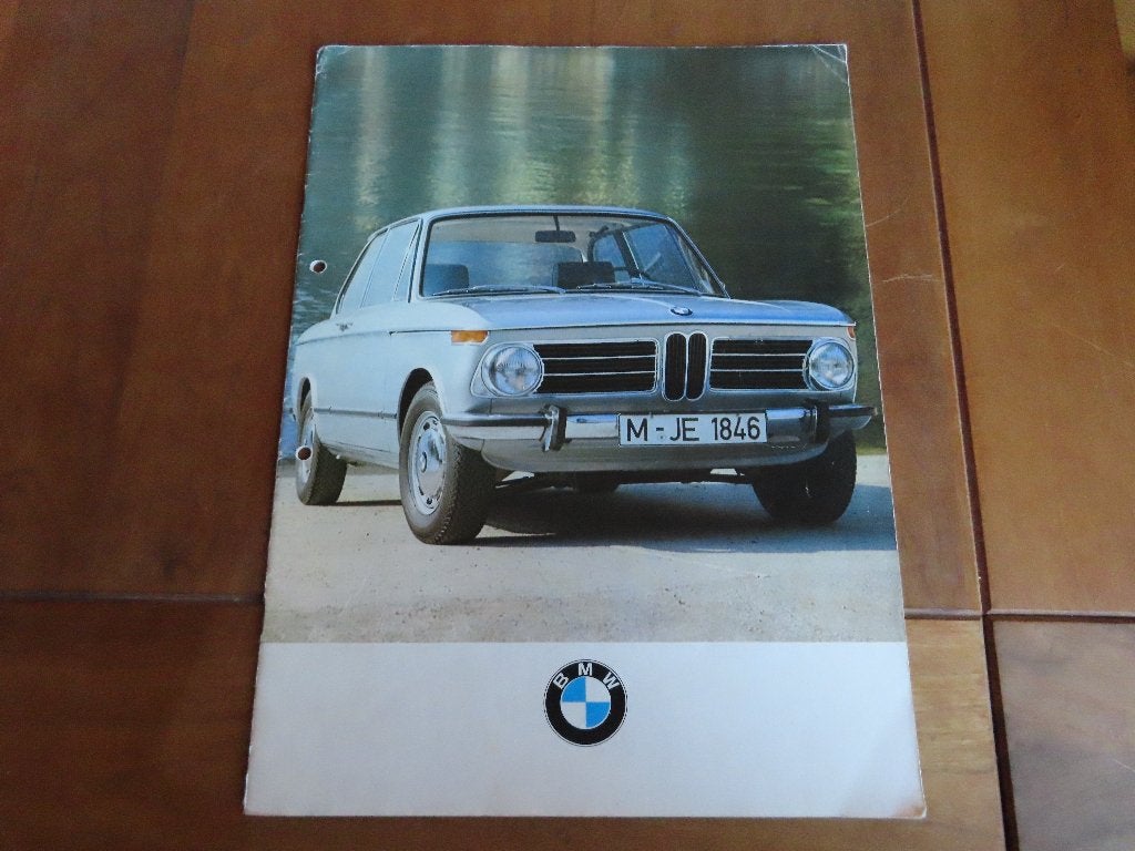Folder BMW 02-serie BMW 1602, 1802, 2002, 2002 tii 1971, Gelezen, Ophalen of Verzenden, BMW, BMW