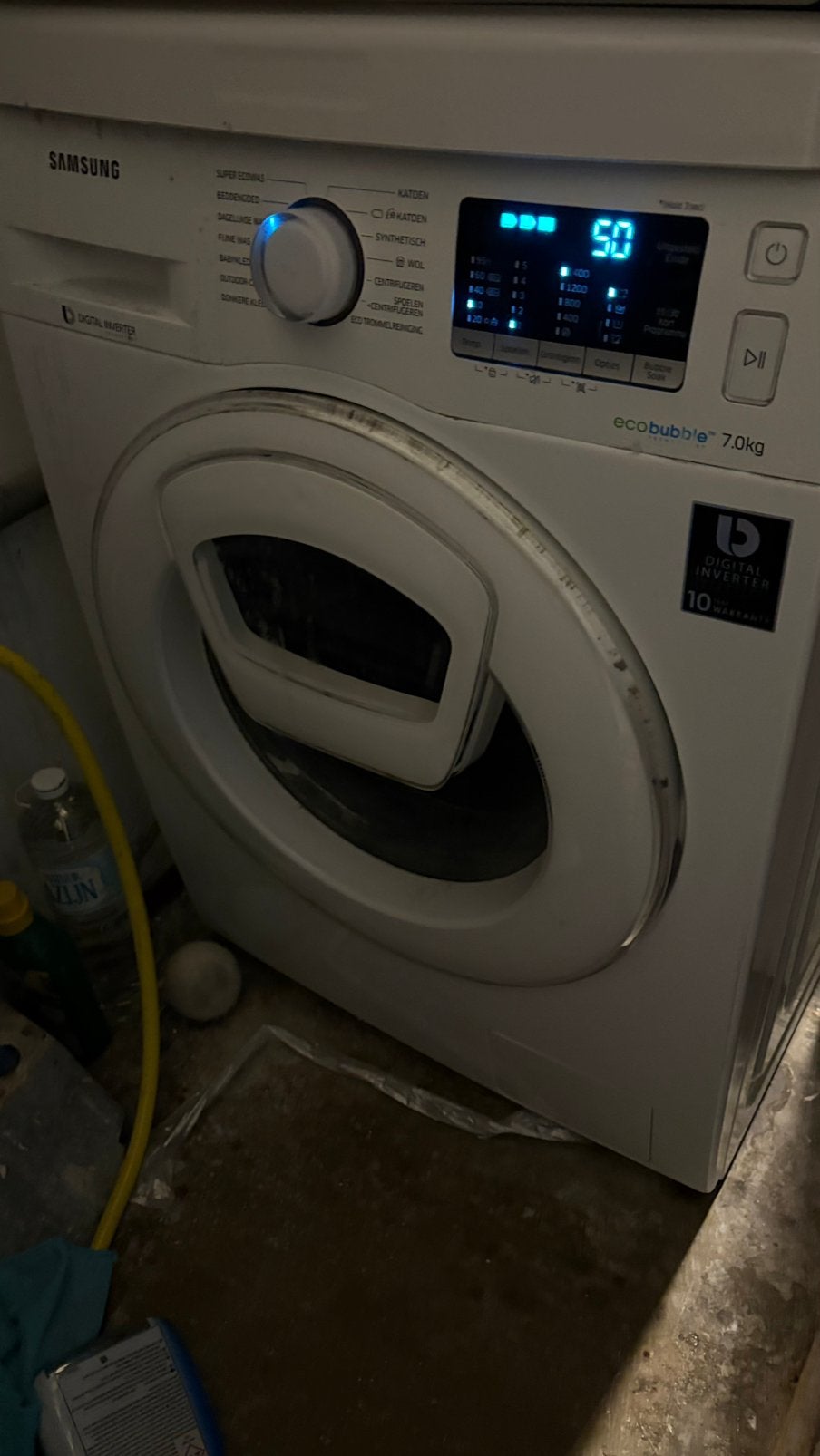 Samsung addwash wasmachine  7kg, Gebruikt, Ophalen of Verzenden, Voorlader, Kort programma