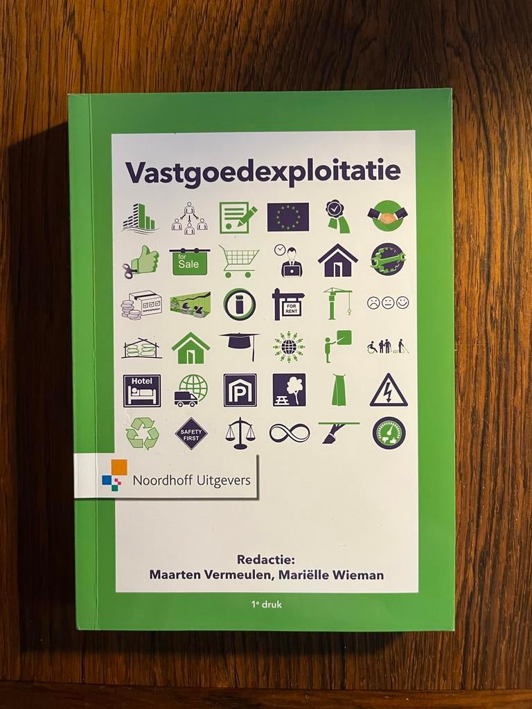Vastgoedexploitatie, Boeken, Ophalen, Beta, Zo goed als nieuw, HBO