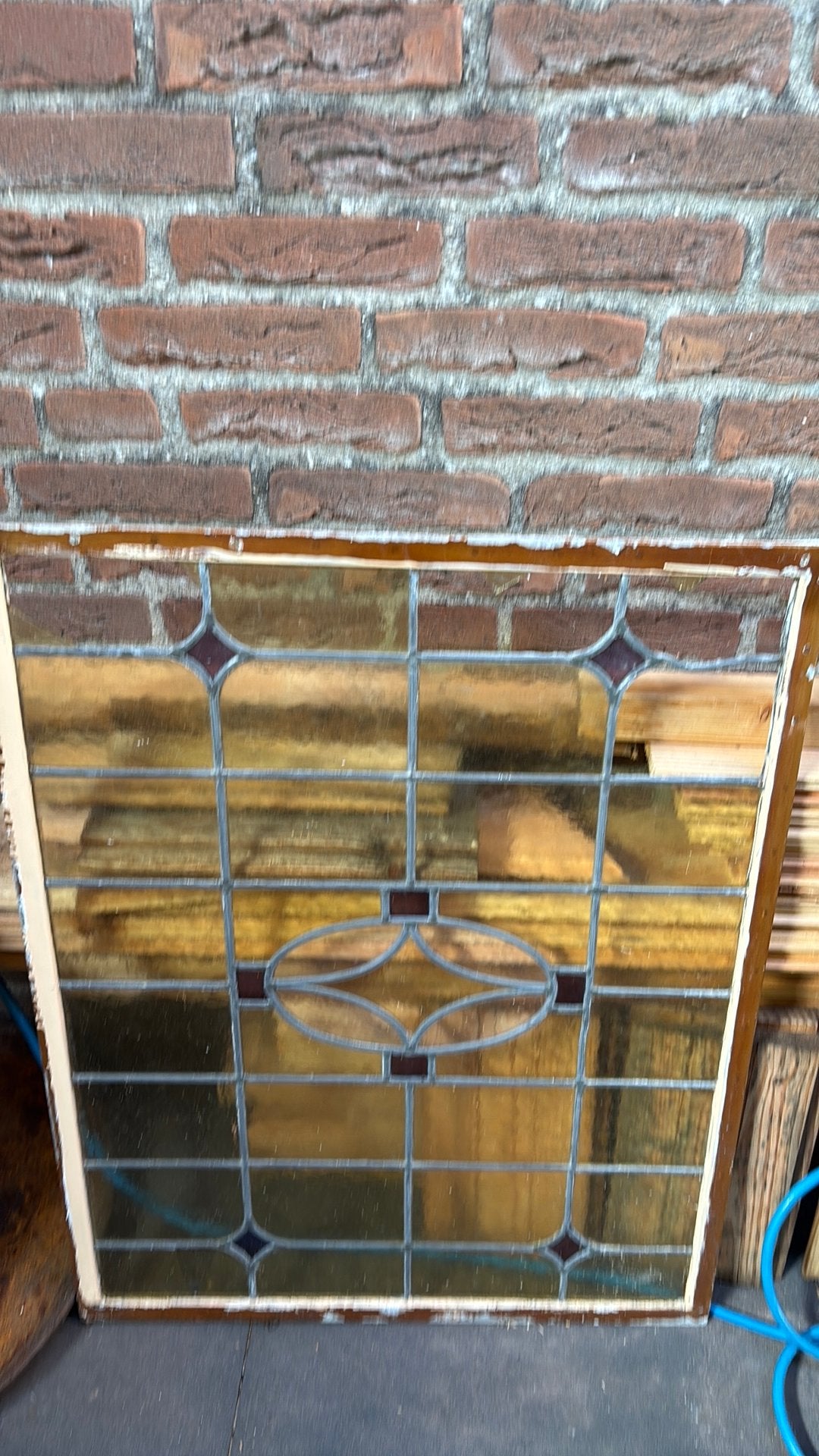Glas in lood, Ophalen