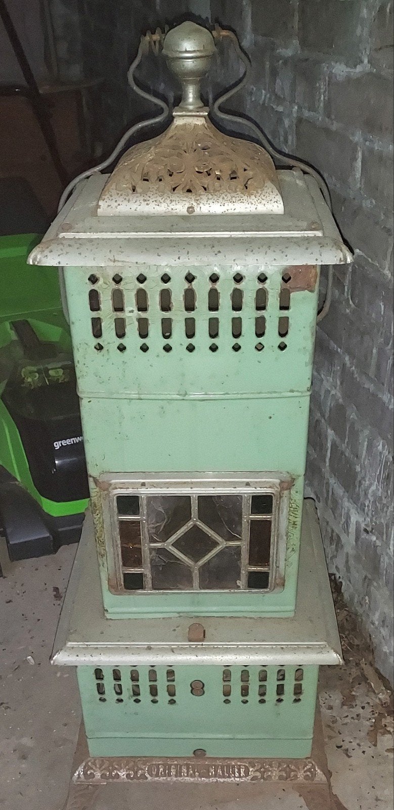 Antieke Original Haller Petroleumkachel –, Ophalen