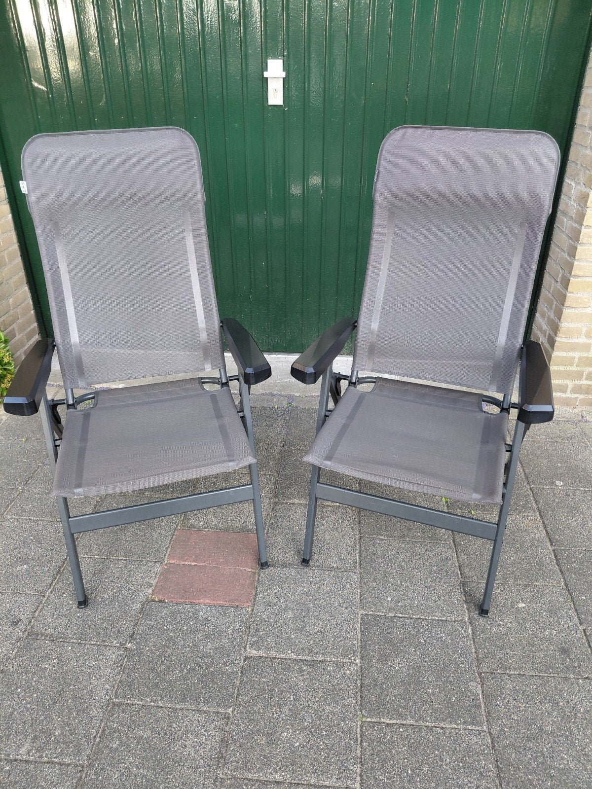 2 redwood standenstoelen te koop, Ophalen, Campingstoel