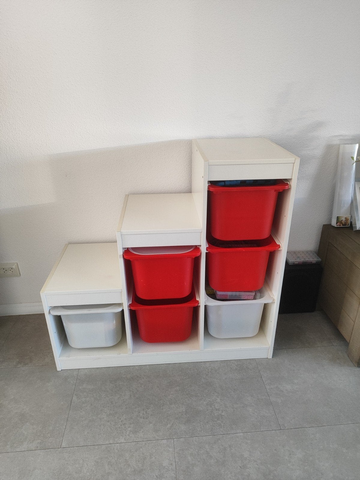 IKEA TROFAST Opbergcombinatie met Bakken, Kinderen en Baby's, Ophalen, Gebruikt, Kast, 75 tot 100 cm