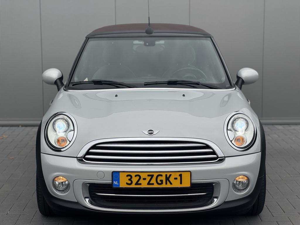 MINI Cabrio 1.6 Cooper Highgate | Xenon | Leder | Navigatie, Auto's, Euro 5, Gebruikt, Automatische klimaatregeling, 4 cilinders
