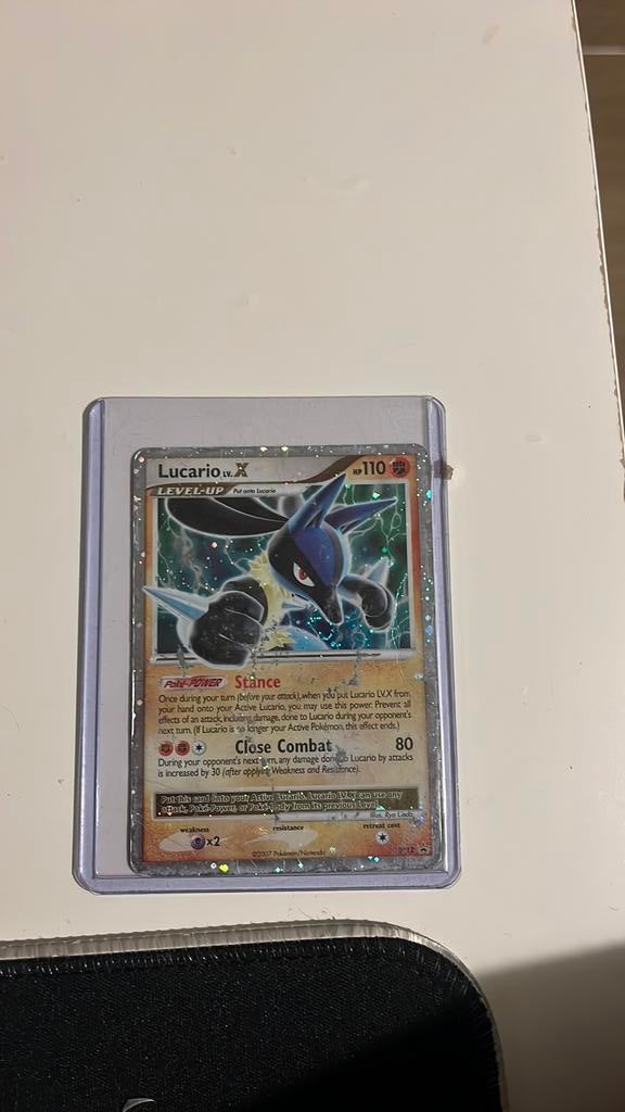 Lucario lv.X hp110, Ophalen of Verzenden, Gebruikt, Losse kaart