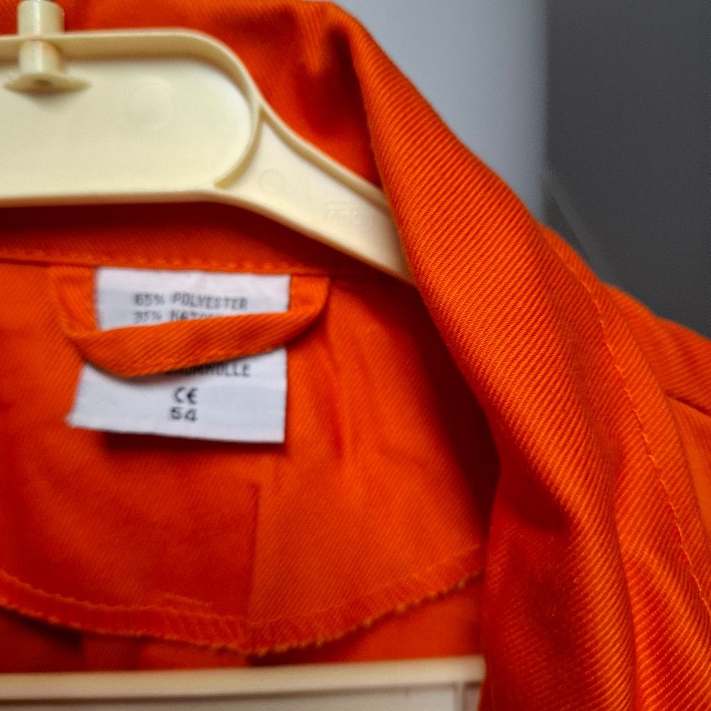 Oranje overalls, Ophalen, Carnaval, Maat 46/48 (XL) of groter, Kleding