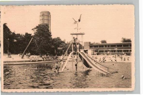Bilthoven De Biltsche Duinen+Watertoren st 1953  uitg Heida, Ophalen of Verzenden, 1940 tot 1960, Gelopen, Utrecht