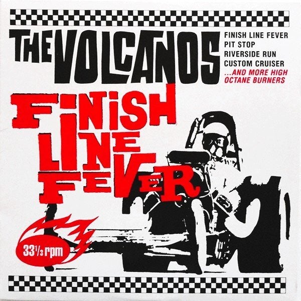 the volcanos / finish line fever - garage/punk/surf-ZELDZAAM, LP, Verzenden, Zo goed als nieuw, Punk Rock