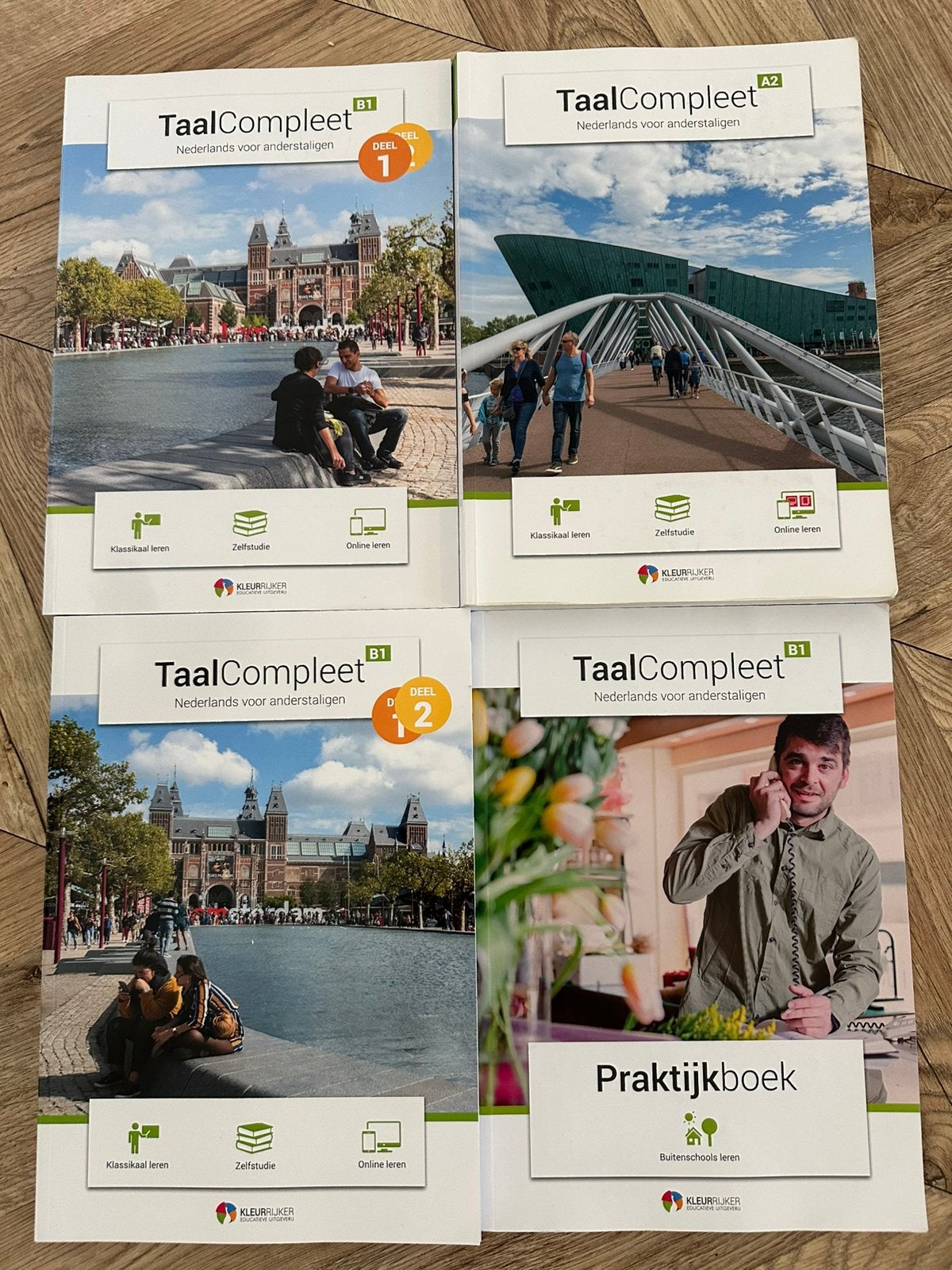 TaalCompleet A2 & B1 – Deel 1, 2( Nieuw)+Praktijkboek, Boeken, Ophalen of Verzenden, Alpha, Zo goed als nieuw, MBO